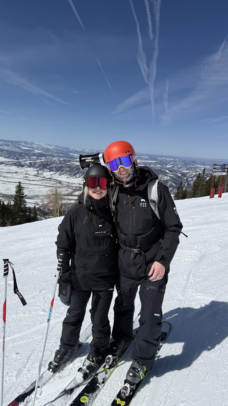 Powder days and your hand in mine